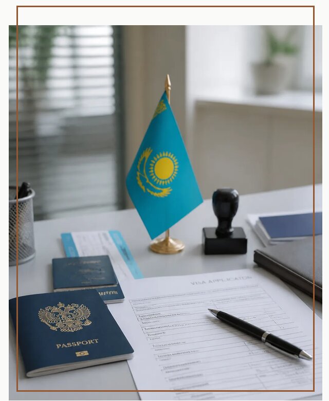 Оформление визы в Казахстан для поездки и работы в Рыбинске
